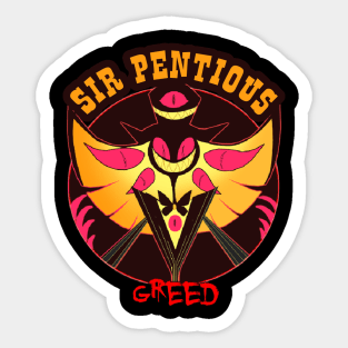 Sir Pentious - Hazbin Hotel Sticker